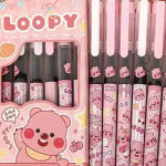 Cute Ruby Fast-Drying 0.5mm Rollerball Pen for Students – Smooth Writing, Aesthetic Ins Pen for Exams - Image 8