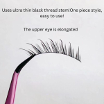 Dream Deer Self-Adhesive Fox Eye Fairy Lashes - Slanted Rabbit & Devil One-Piece Design - Image 7