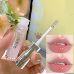 NOVO Hydrating Lip Gloss – Plumping, Exfoliating, Reduces Lip Lines, Moisturizing Lip Oil, Clear and Transparent Gloss - Image 2