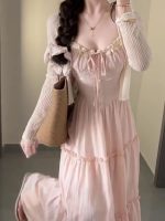 Spaghetti Strap Maxi Dress Set for Women - Image 2