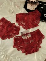 Red Lace Hollow Sexy Women’s Brief Panties - Image 6