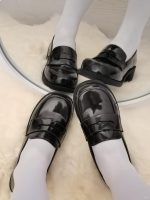 Uniity Brown JK Uniform Shoes - Lightweight Japanese School Loafers for Girls - Image 13