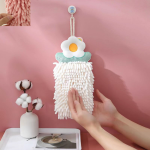 Super Absorbent Adorable Chenille Hand Towel - Quick-Dry Cartoon Design for Bathroom & Kitchen - Image 9