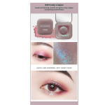 NOVO keyboard fingertip cool eye shadow matte high flash mashed potato texture eye shadow palette - Image 29