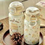 Cute Yellow Butter Bear 316 Stainless Steel Thermos Cup – Large Capacity, Stylish Birthday Gift for Friends - Image 10