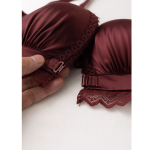 Front Closure Wireless Push-Up Bra – Thickened Padding, Beautiful Back Design - Image 9
