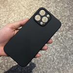 Minimalist Black Anti-Slip Phone Case – Full Protective Shockproof Cover - Image 2