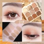 Novo 9 Colors Eyeshadow Palette: Earth Tone Matte, Glitter, and Pressed Pearls for Stunning, Long-Lasting Eye Makeup - Image 7