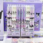 Kuromi Erasable Gel Pen 0.5mm Blue-Black Ink – Aesthetic School Pen for Kids - Image 3