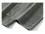 Vintage Washed Straight Leg Cargo Denim Jeans - Image 6