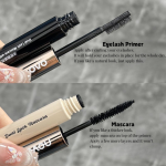 NOVO Dual-ended Mascara – Waterproof, Volumizing, Lengthening, Curling, Smudge-proof, Natural Hold, Lash Primer, 2-in-1 - Image 2
