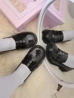 Uniity Brown JK Uniform Shoes - Lightweight Japanese School Loafers for Girls - Image 10