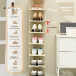 Simple Entryway Shoe Rack – 3-Tier Space-Saving Indoor Shoe Cabinet, Narrow Minimalist Storage Rack for Home and Dorm - Image 2
