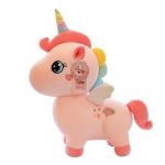 Super Soft Pink Unicorn Plush Toy - Cute Cloth Doll & Sleeping Pillow for Girls - Image 3