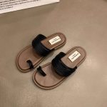 Roman Royal Toe Ring Flat Slippers for Women – Outdoor Sandals - Image 15