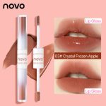 NOVO double-headed mirror lip gloss with matte  lip glaze - Image 4