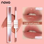 NOVO double-headed mirror lip gloss with matte  lip glaze - Image 5