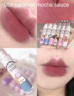 Cappuvini Winnie the Pooh Paradise milk tea lip mud matte lip glaze women's lipstick - Image 9