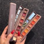 NOVO eye shadow palette makeup-free waterproof earth-color pearlescent matte glitter - Image 4