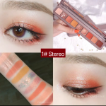 NOVO eye shadow palette makeup-free waterproof earth-color pearlescent matte glitter - Image 6
