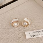 Simple and versatile pearl earrings new trendy Internet celebrity temperament earrings - Image 14