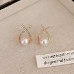Simple and versatile pearl earrings new trendy Internet celebrity temperament earrings - Image 10
