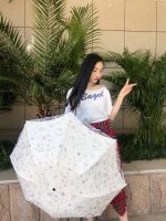 Double-Layer Lace Folding Umbrella for Women – UV Protection Sun and Rain Umbrella - Image 17