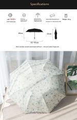 Double-Layer Lace Folding Umbrella for Women – UV Protection Sun and Rain Umbrella - Image 16