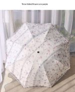 Double-Layer Lace Folding Umbrella for Women – UV Protection Sun and Rain Umbrella - Image 13