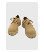 Men’s Suede Derby Work Shoes – Low-Top Retro Thick Sole Breathable Boots - Image 13