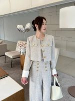 French Style Two-Piece Set for Women – Elegant Slim Fit Outfit - Image 5