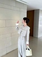 French Style Two-Piece Set for Women – Elegant Slim Fit Outfit - Image 8