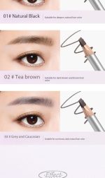 Waterproof Hard Tip Eyebrow Pencil for Natural Hair-Like Brows - Image 2
