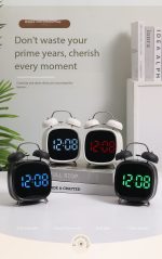 Creative Loud Metal Bell LED Alarm Clock for Heavy Sleepers - Image 14