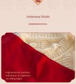 Red Seamless Push-Up Bridal Camisole Bra Set - Image 10