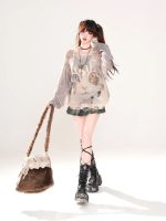 High Waist A-Line Pleated Denim Mini Skirt Women Slim Fit - Image 11