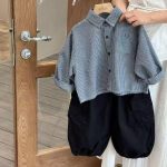 Autumn Casual Cotton Kids Top - Image 6