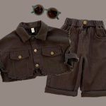 Boys stylish three piece set vest jacket and casual pants outfit - Image 3