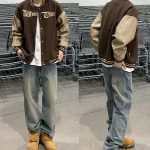 Vintage Washed Straight Leg Cargo Denim Jeans