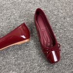 Red Patent Leather Bow Ballet Flats - Image 10