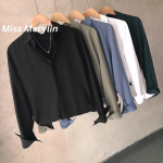 Men’s Solid Color Long Sleeve Business Casual Shirt – Clean Fit Everyday Top - Image 4