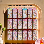 Cute Labubu Cartoon Holographic Stickers for Kids and Journaling - Image 2