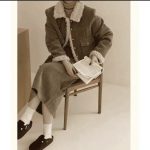 Fleece Lined Tweed Style Two Piece Outfit Slimming Jacket and Skirt Set - Image 4