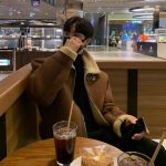Men’s Suede Fleece Lined Aviator Padded Jacket - Image 8