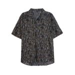 Elegant Floral Cuban Collar Ice Silk Shirt - Image 7