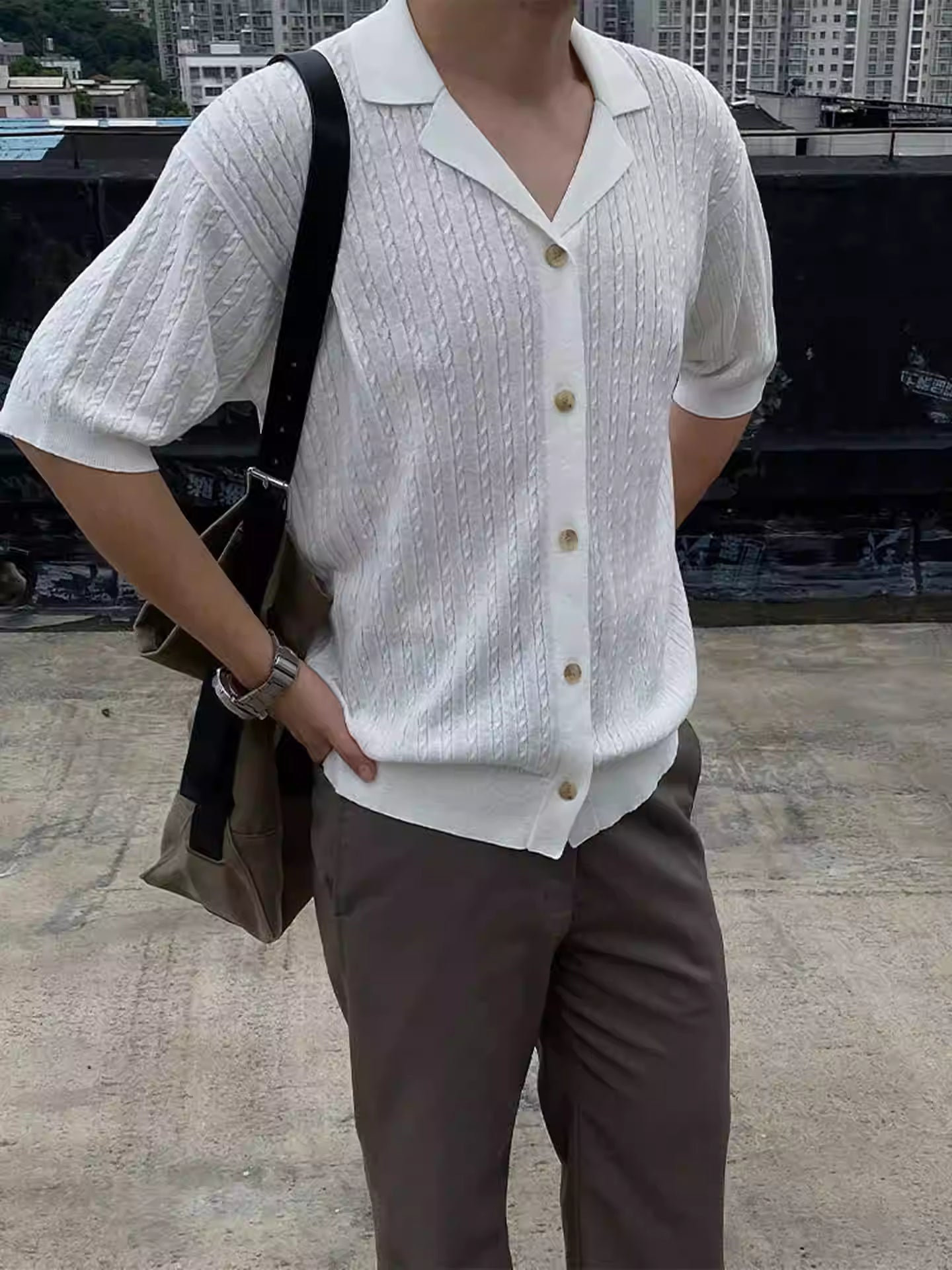 O1CN011Ulutn2N2Y6RPs23W__2095599905_jpg_q50_jpg Men’s Ice Silk Knitted Short Sleeve T-Shirt Cardigan – Summer Lightweight Korean Style - Image 1