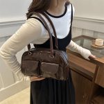 Retro niche underarm tote bag – large capacity shoulder purse - Image 6
