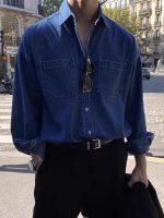 Retro Cityboy Denim Workwear Shirt - Image 4