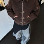 Vintage Suede Buckle Jacket