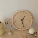 Zen Rattan Silent Wall Clock – Japanese Minimalist Home Decor - Image 3